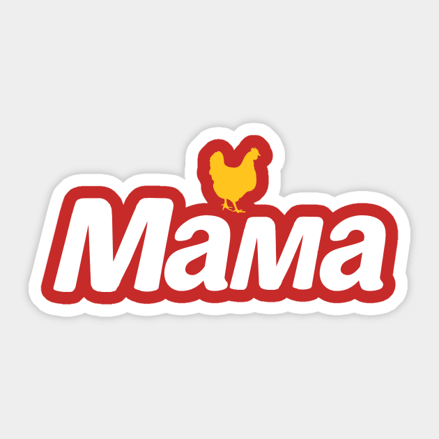 Mama Hen Sticker by Bigfinz